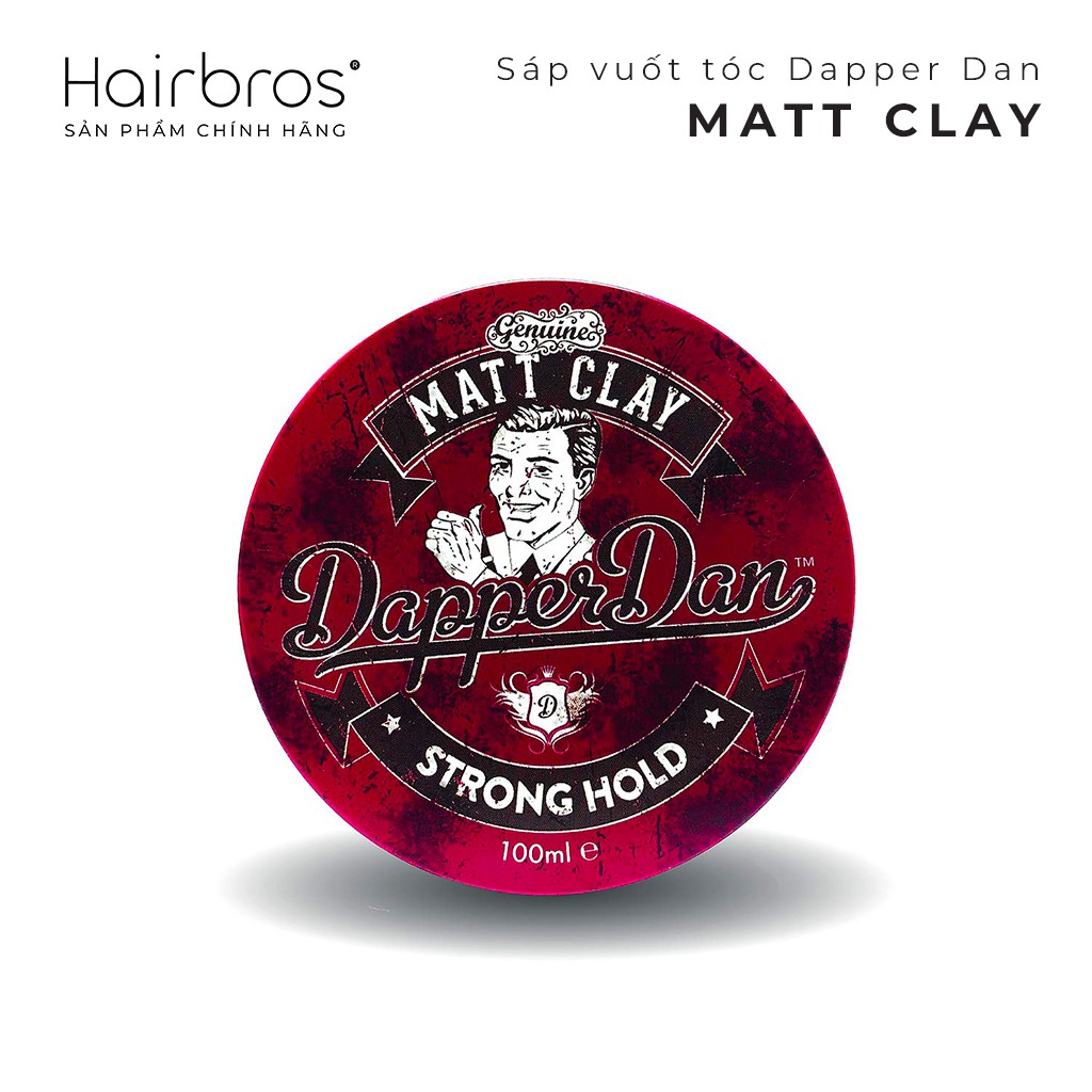 Sáp vuốt tóc Dapper Dan Matt Clay - Clay Wax - 100gr