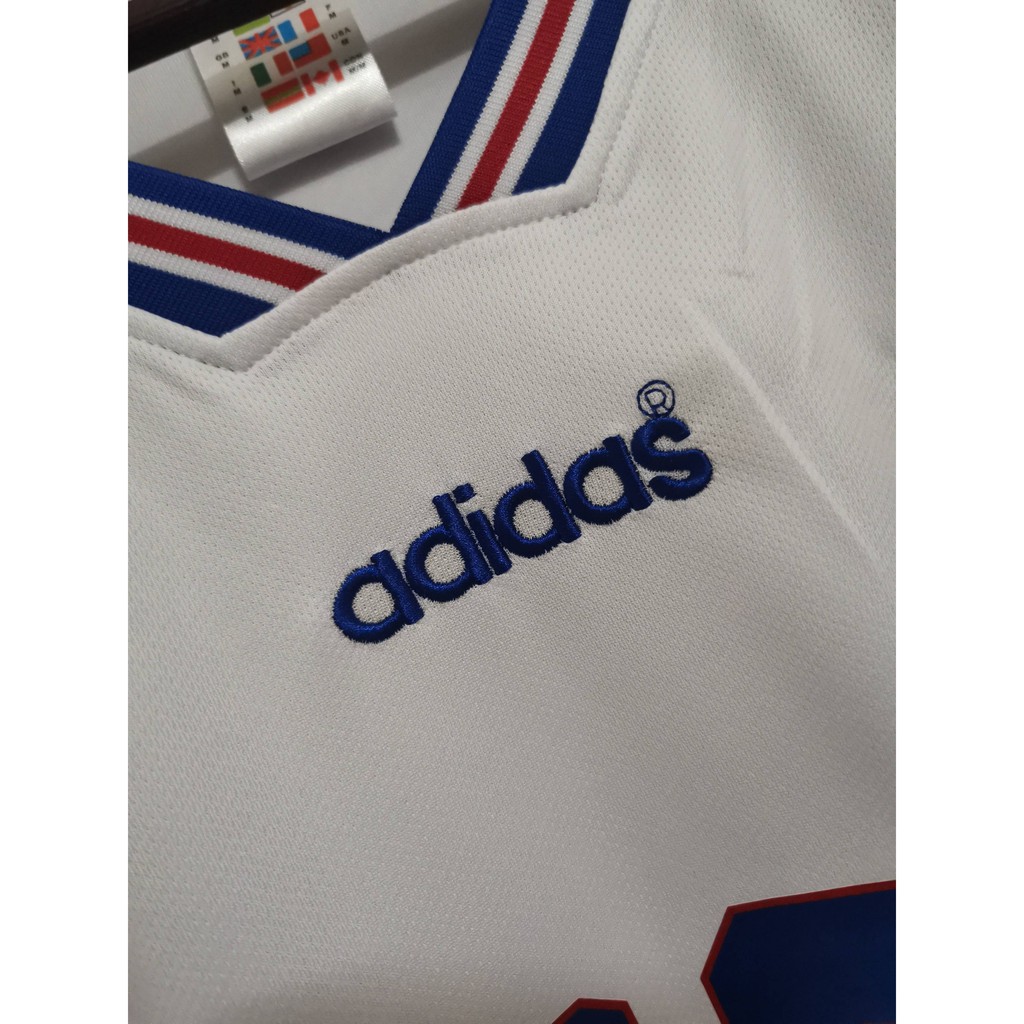Áo Bóng Đá Đội Tuyển Pháp 1996 Phong Cách Retro