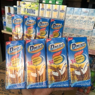 Thức uống cacao lúa mạch DMALT - Lốc 4 hộp 180ml