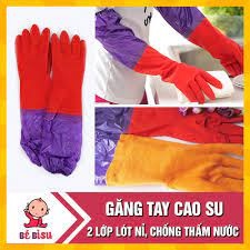 GĂNG TAY RỬA BÁT LÓT NỈ BÊN TRONG CỰC DÀY VÀ ẤM