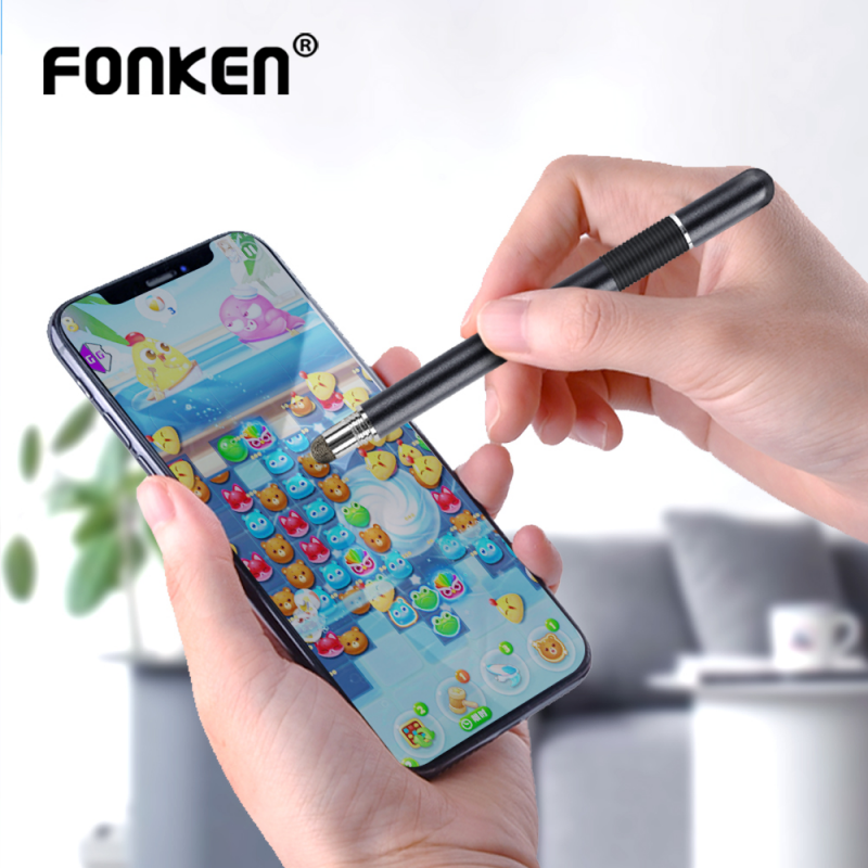 Bút Cảm Ứng FONKEN 2 Trong 1 Đa Năng Cho Máy Tính Bảng/iPad/Điện Thoại iPhone Android