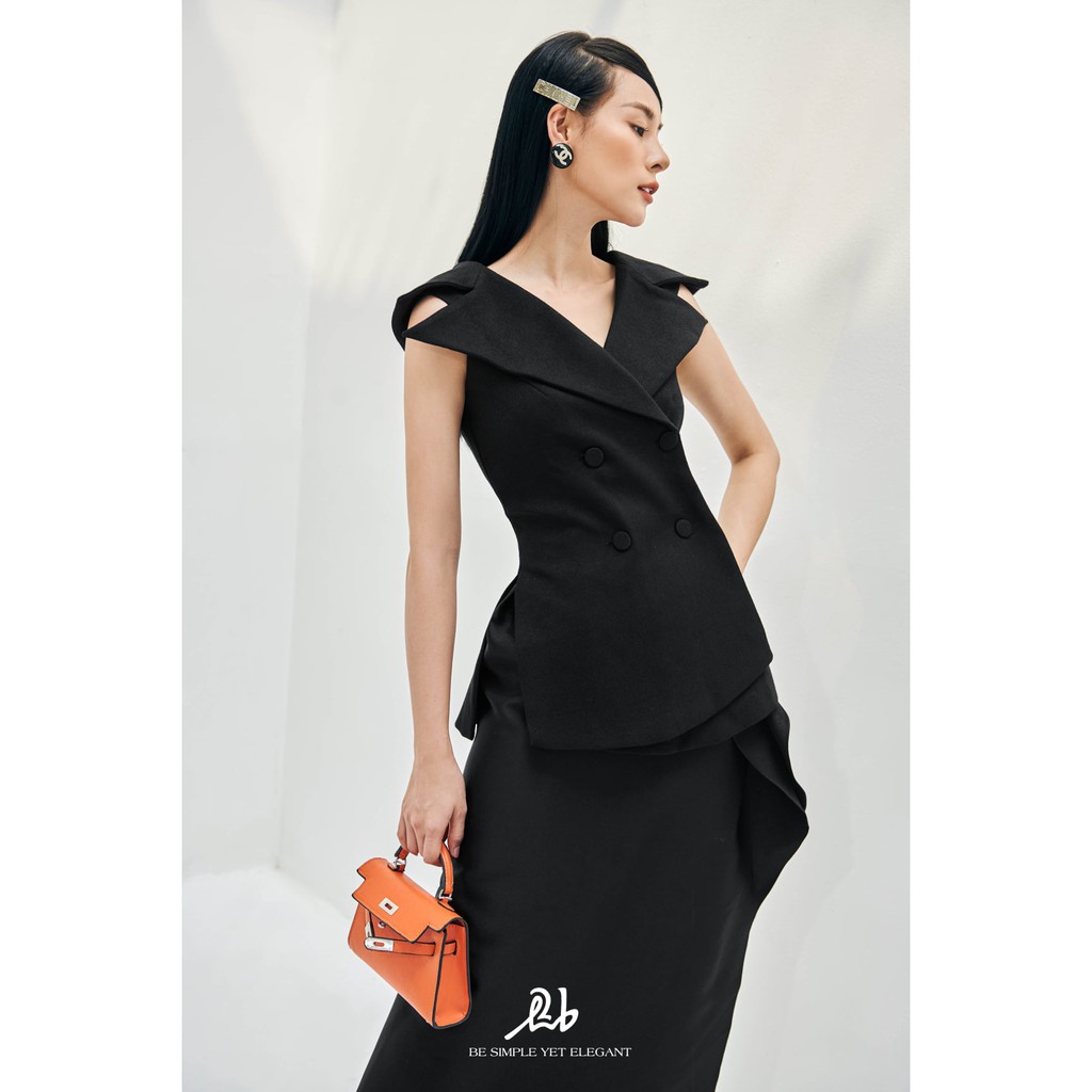 H2B- Ao Vest Đen Cộc Tay Pesty 4 nút | BigBuy360 - bigbuy360.vn