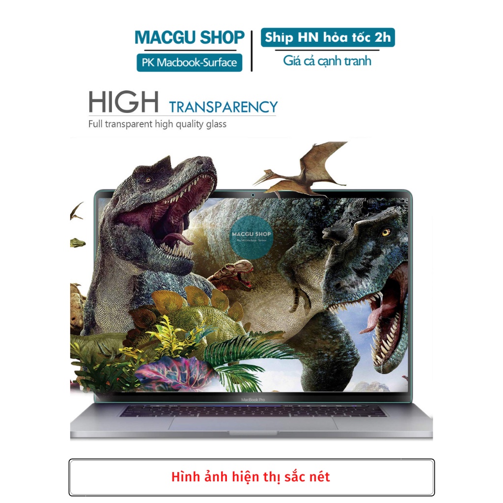 Miếng Dán Màn Hình Macbook Screen Guard HD-Chống trầy xước, chống bụi bẩn
