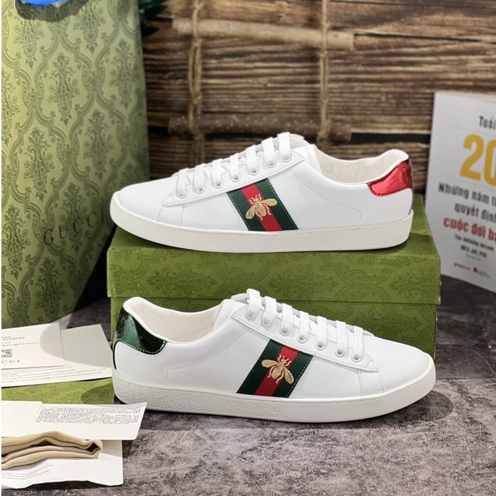 (FREESHIP + BOX BẢO VỆ) Giày Thể Thao Gucci Ong Cao Cấp Full Size Nam Nữ Phong Cách Hàn Quốc