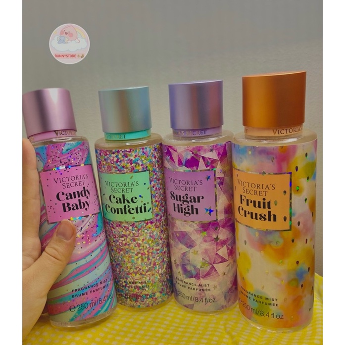 bộ sưu tầm kẹo ngọt xịt thơm BODYMIST/Candy baby/Sugar high/Fruit crush/Cafe còniti Hãng chuẩn chính hãng