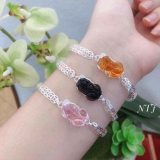 Dây chuyền tỳ hưu bọc bạc chuẩn