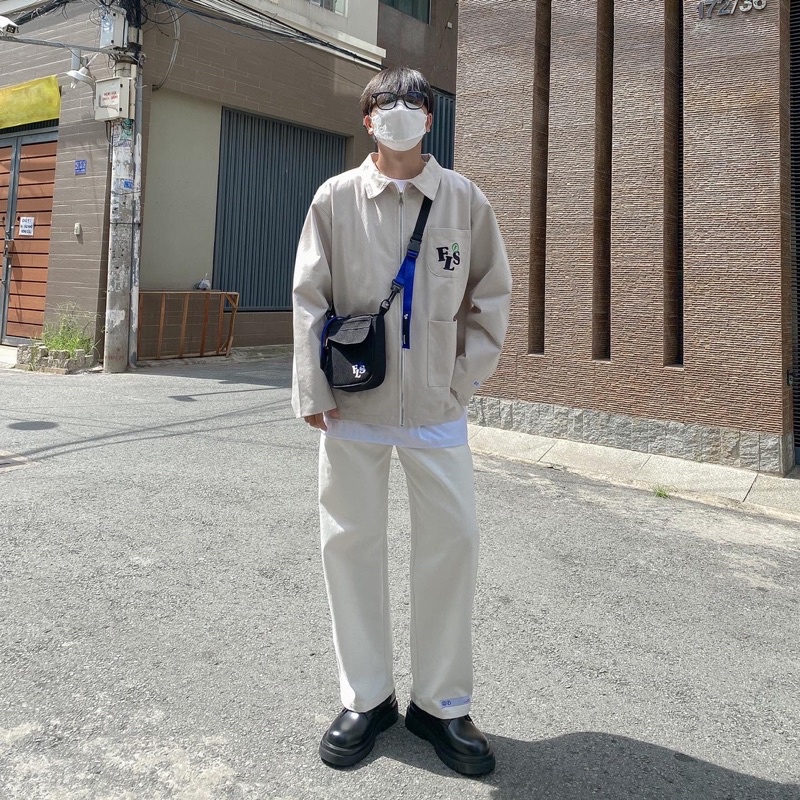 Áo khoác kaki FEARLESS FLS logo