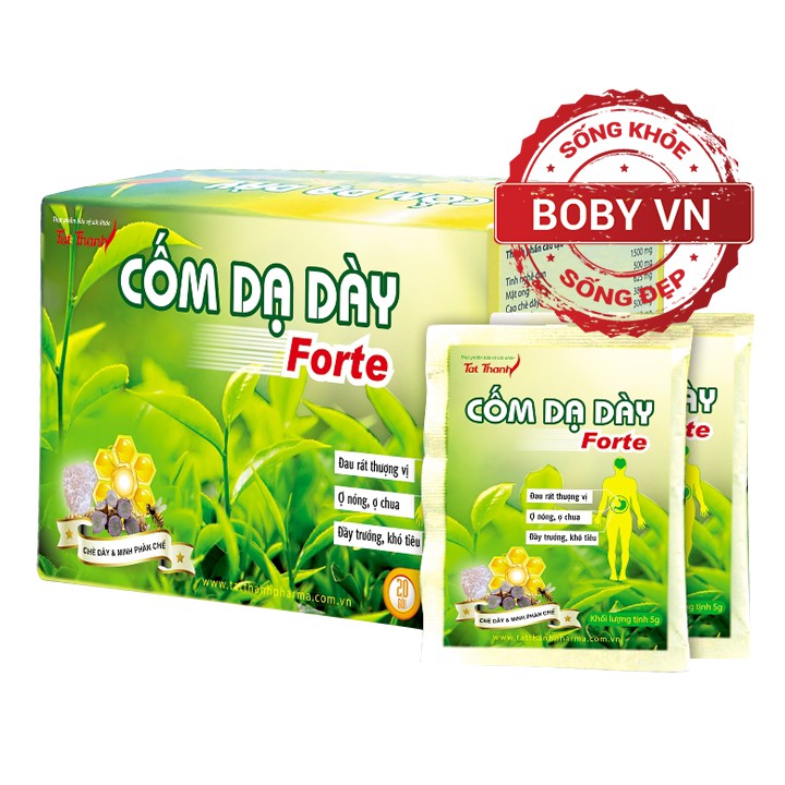 Cốm dạ dày Forte - Hỗ trợ người bị viêm loét dạ dày.