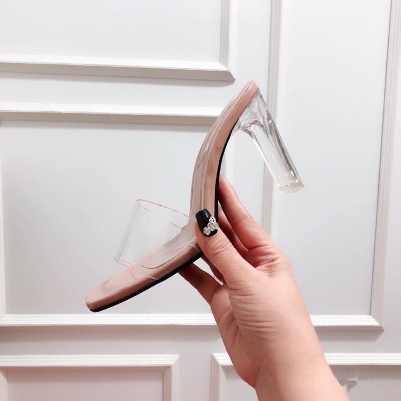 Dép quai trong gót dẹt