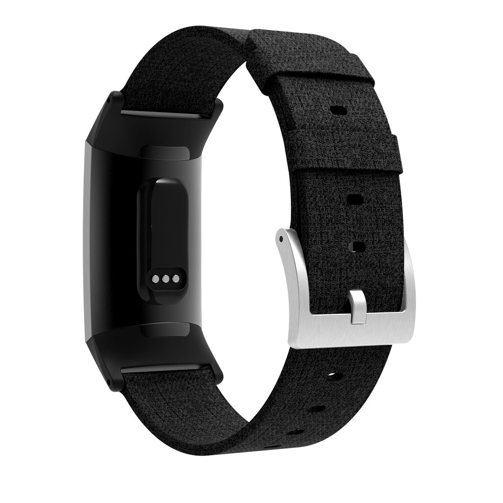 Dây đeo vải bện thay thế dành cho đồng hồ thông minh Fitbit Charge 3