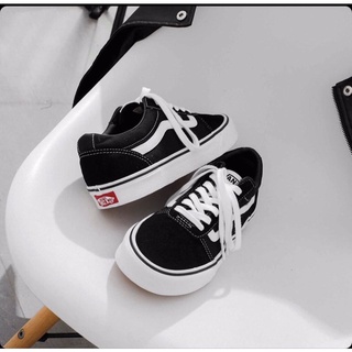 Giày thể thao sneaker van.s vault old skool nam nữ màu đen full box bill