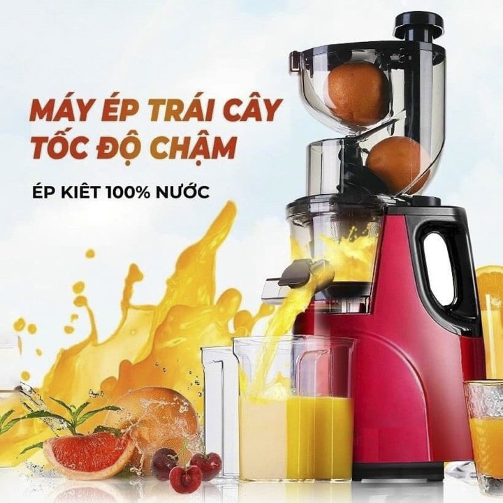 Máy ép chậm trái cây Nineshield KB-F8B, Công nghệ nhật bản, Ép rau củ quả siệu chậm siêu kiệt bã - Bảo hành 1 năm
