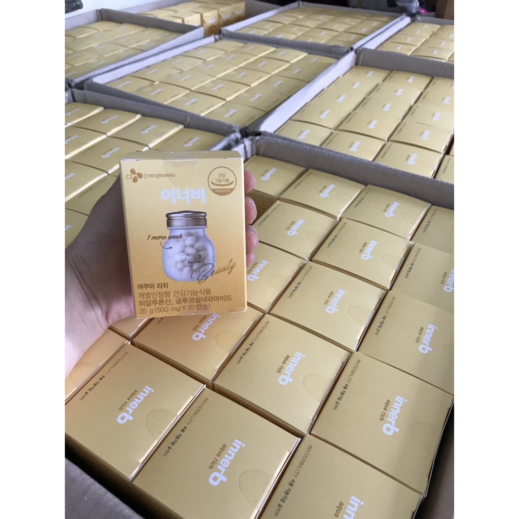 Viên uống cấp nước và collagen Innerb Aqua Rich có bill