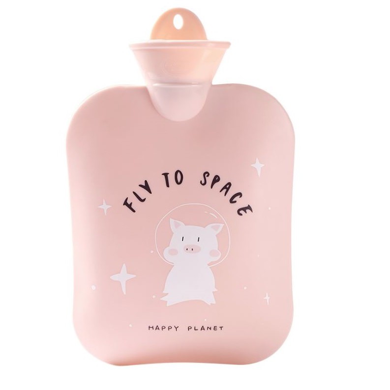 Túi Chườm Nóng Lạnh Cute Pig Big Size 1300ml ( Tặng Kèm Túi Vải Bông Mềm Mại)