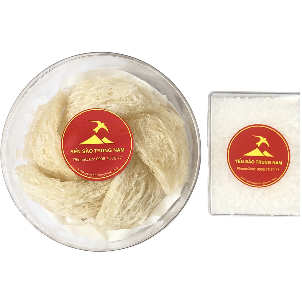 Tổ Yến Sào Tinh Chế 5Tổ/40g/Hộp (Tổ Yến làm sạch/Tổ Yến Sạch chế biến từ Tổ Yến Thô /Yến Sào còn lông)-Yến Sào Trung Nam