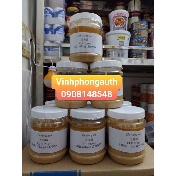 SỐT TƯƠNG MÈ 650gr LEE KUM KEE/KUM CHUN SESAME SEED PASTE HONGKONG
