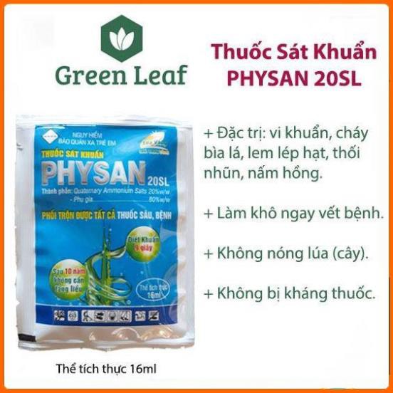 PHYSAN 20sl chuyên Cháy Bìa Lá - Lem Lép Hạt  - Green Leaf