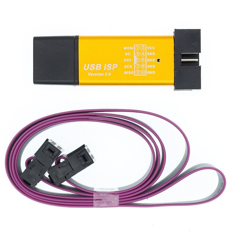 Bảng Mạch Lập Trình USBASP USB ISP USB ISP USB ASP ATMEGA8 ATMEGA128 Hỗ Trợ Win7 64K 10Pin Sang 6 Pin Chuyên Dụng | BigBuy360 - bigbuy360.vn