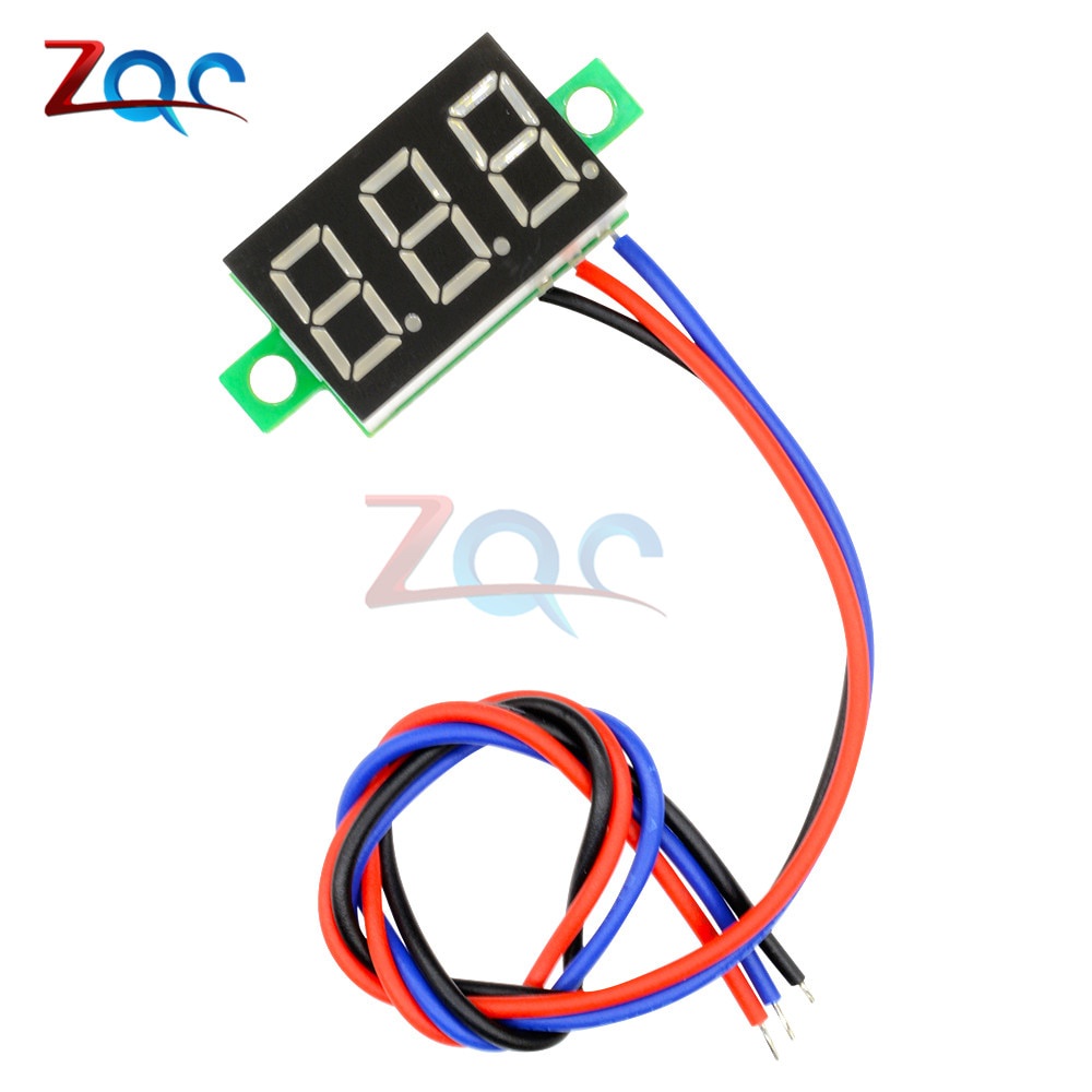 Vôn Kế Kỹ Thuật Số 0.36 inch 0.36 "DC 0-30V Có 3 Dây
