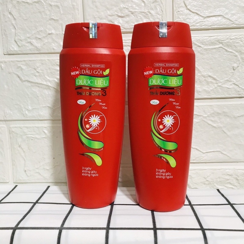 Dầu gội Dược Liệu Thái dương 3, 7 &amp; Dầu xả 200ml