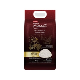 Gạo thơm ST25 thượng hạng Coop Finest 5kg