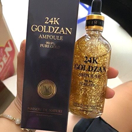 Tinh Chất 24k Goldzan Ampoule 99.9% Pure Gold - CẢI THIỆN THÂM NÁM LÂU NĂM