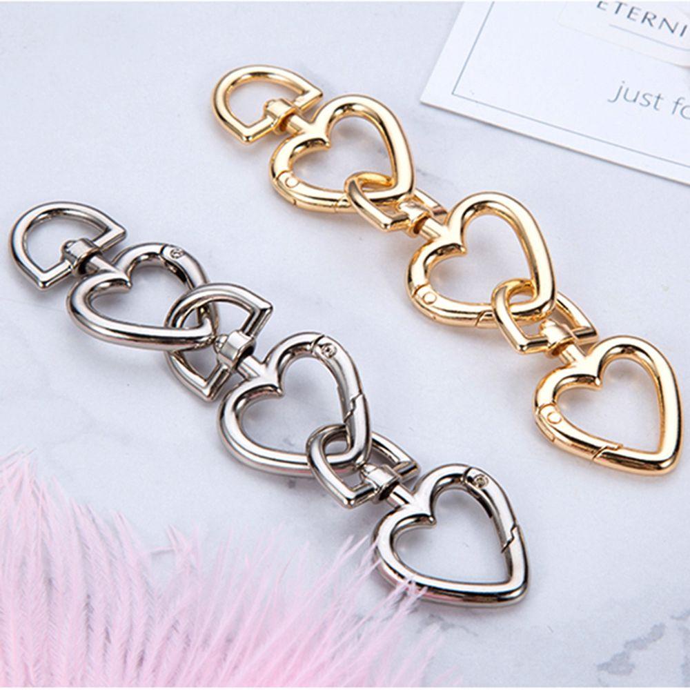 BORAG Set 1 / 2 / 3 / 4 Móc Khóa Túi Xách Bằng Hợp Kim Kẽm Màu Đen / Vàng / Bạc