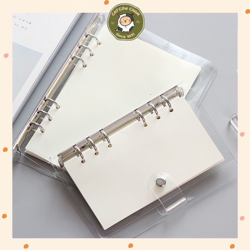 Bìa Sổ còng, bìa còng, binder nhựa dẻo - khổ A5, A6, A7
