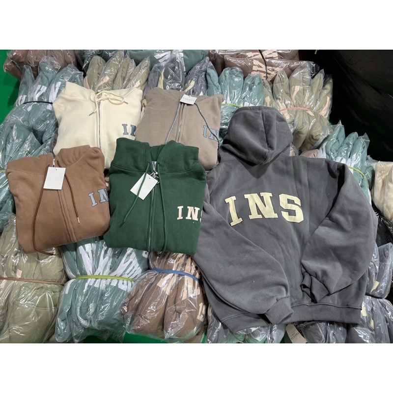 Áo khoác nỉ INS mũ 2 lớp TTA388