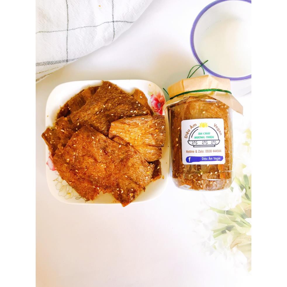 [COMBO2]Khô Bò Chay Diệu Âm Vegan - Không Ngũ Vị Tân - không chất bảo quản - hủ 200gr - date mới - mã 0011 - mã 0012