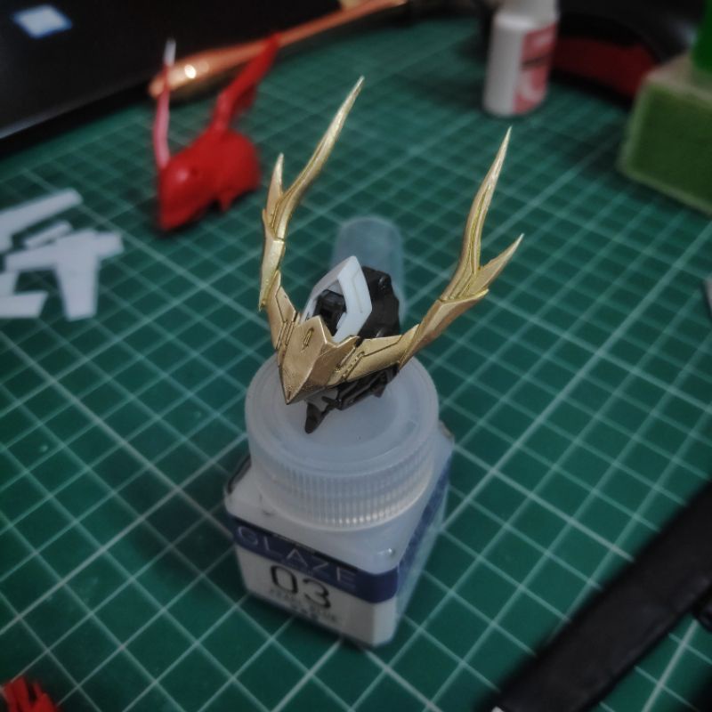 Sừng MG Barbatos bằng kim loại ( ver Resin )