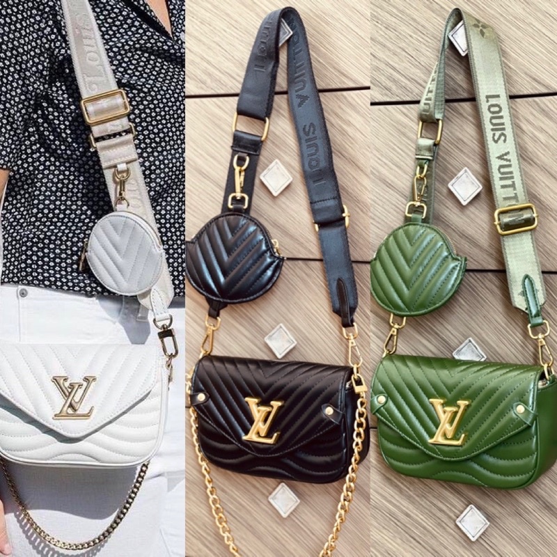 TÚI ĐEO CHÉO LVVV NEW WAVE MULTI-POCHETTE FULL BOX