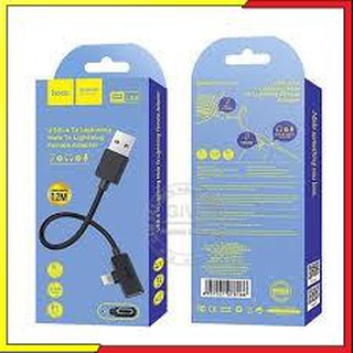 Bộ jack adapter chuyển đổi âm thanh số hoco ls9 - jack chuyển tai nghe cho iphone