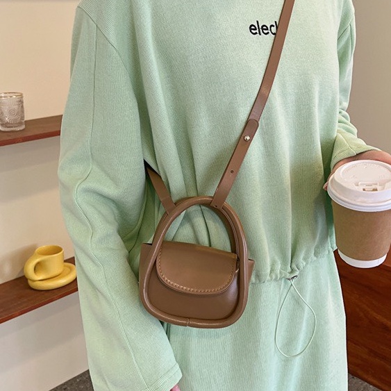 Túi xách mini nữ đeo chéo nhỏ xinh da trơn mềm - Túi xinh mint store PK 405