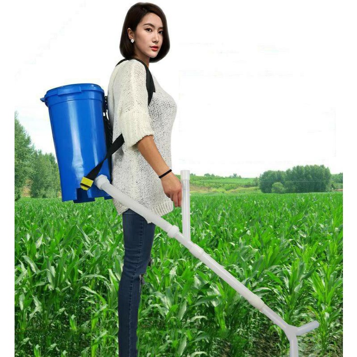 Máy (thùng, bình) bón phân 1 hàng, 2 hàng TMP-02, Dụng cụ bón phân đeo vai, Bình