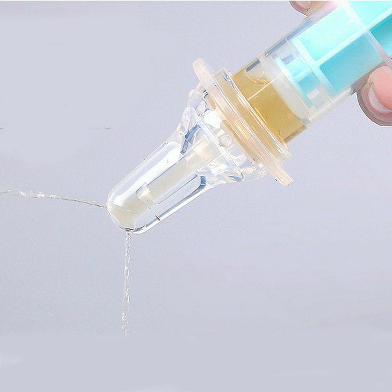 Dụng cụ cho bé uống thuốc có đầu silicon an toàn