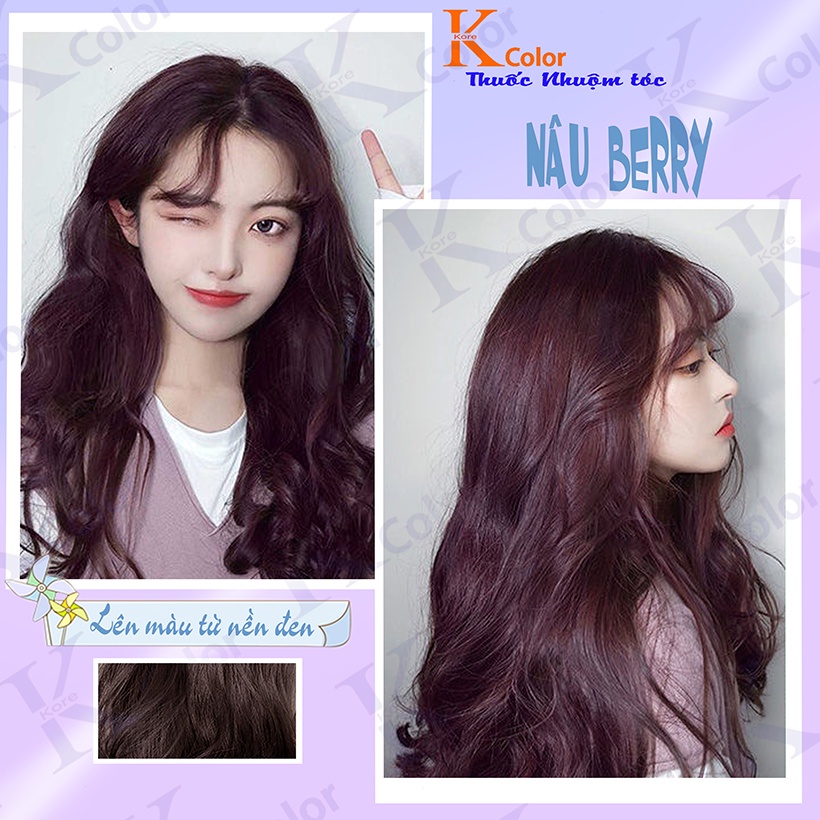 Thuốc nhuộm tóc màu NÂU BERRY