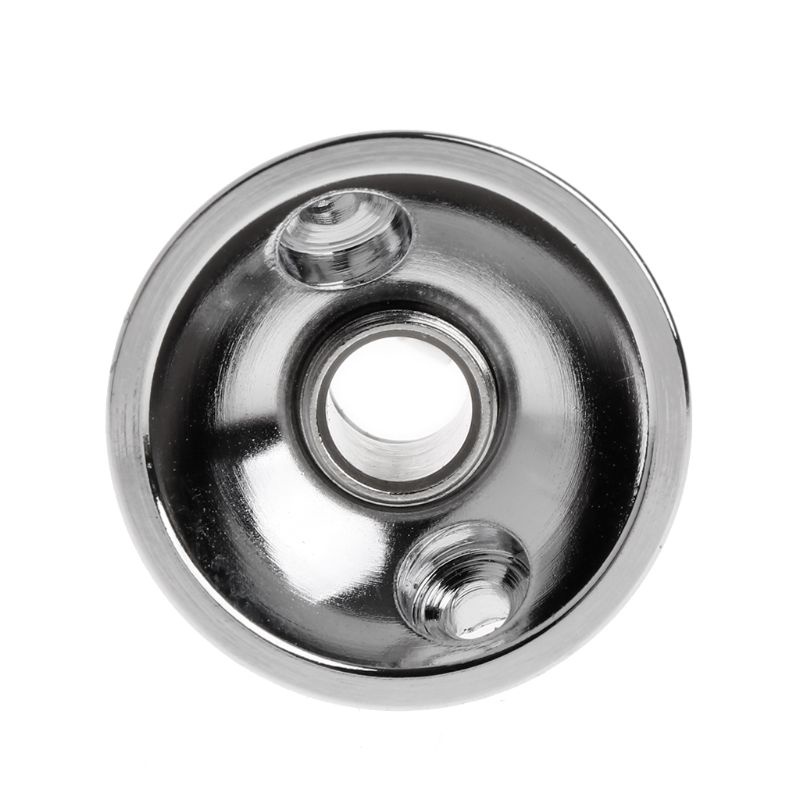 Đĩa Jack Cắm Điện Cực 6.35mm Màu Bạc Cho Đàn Guitar Điện