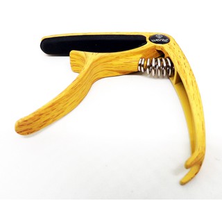 Capo kẹp đàn vân gỗ sáng