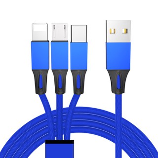 Cáp sạc nhanh 5v 3a dây 1.2m pvc dệt nylon cho điện thoại
