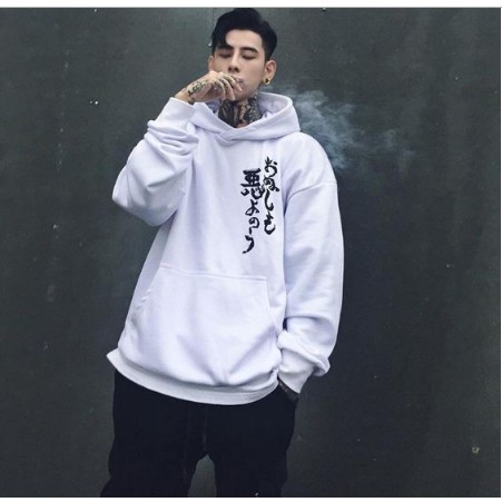 Áo khoác Hoodie có khóa kéo phong cách Nhật Bản Size S/M/L/XXL/3XL/4XL/5XL cho nam và nữ