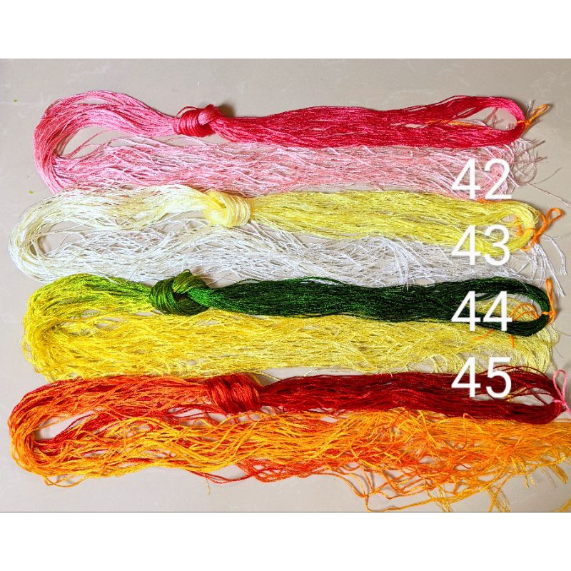 Tép lớn 50m chỉ tơ bóng loang màu