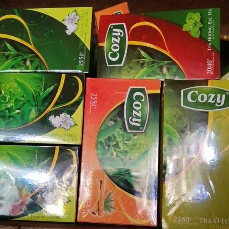 trà cozy túi lọc nhiêu vị