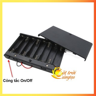 Hộp kết nối 8 pin tiểu AA 1.5V ra 12V