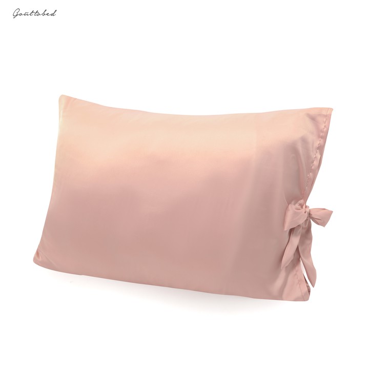 Vỏ gối nằm Goûttobed Lụa Satin Silk thắt nơ