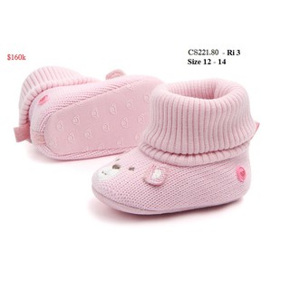 Boot tập đi cổ len 3 màu