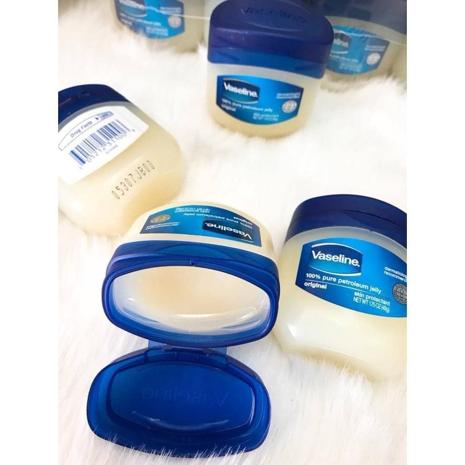 Sáp dưỡng ẩm Vaseline 100% Pure Petroleum Jelly Original Mỹ 49g