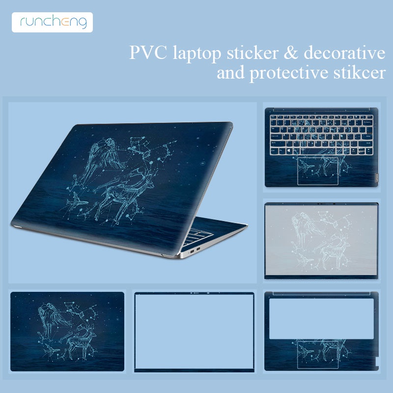 Nhãn dán nhiều họa tiết dễ thương trang trí cho máy tính xách tay Acer Asus Dell Lenovo 12/ 13/ 14/ 15/ 17 Inch