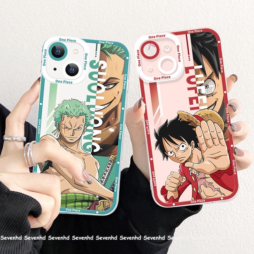 Ốp Điện Thoại Họa Tiết Hoạt Hình One Piece Cho iPhone 14 13 12 11 Pro Max SE2020 X XR Xs Max 7 8 6 6s Plus