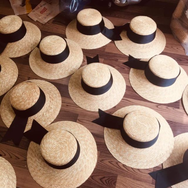 [Mã SKAMA8 giảm 8% đơn từ 300k] Nón cói đi biển vành cụp xinh đẹp
